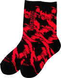 LIB TECH CAMO SOCKS RED