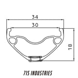 LLANTA 715 ENDURO H30 29 BLACK