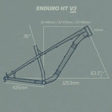 CUADRO 715IND ENDURO HT V3.1 BLUE UDH