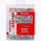 CADENA SRAM PC-1130 11V GRIS 114L PLATA
