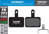 PASTILLAS GALFER SHIMANO MT200, SERIE M300, MT400, MT500, Tektro, TRP STD