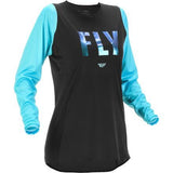 JERSEY FLY RACING LITE BLACK/AQUA WOMEN'S