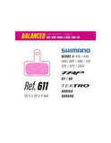 PASTILLAS LESS BRAKES BALANCED 611 SHIMANO DEORE, TRP, TEKTRO