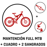 TALLER - Mantención Full MTB + Cuadro + 2 Sangrados