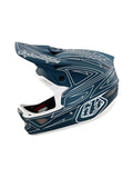 TROY LEE DESIGNS D3 FIBERLITE SPIDER STRIPE AZUL
