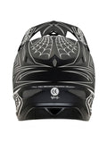 TROY LEE DESIGNS D3 FIBERLITE SPIDER STRIPE NEGRO