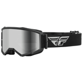 ANTIPARRA FLY RACING ZONE GOGGLE GREY/BLACK W/ SILVER MIRROR/SMOKE LENS