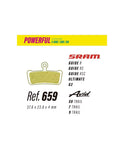 PASTILLAS LESS BRAKES POWERFULL 659 SRAM GUIDE, ULTIMATE, G2