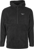 POLERON FLY RACING HALF ZIP PULLOVER BLACK