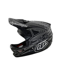 TROY LEE DESIGNS D3 FIBERLITE SPIDER STRIPE NEGRO