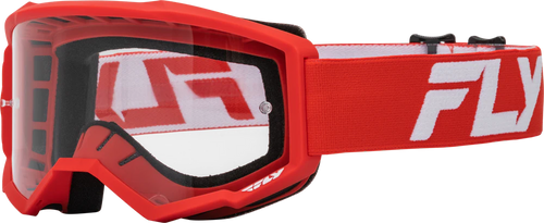 ANTIPARRA FLY RACING FOCUS ROJA MICA CLEAR