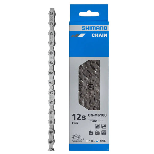 CADENA SHIMANO DEORE 12V CN-M6100 126L