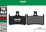 PASTILLAS GALFER HOPE E4 STANDARD