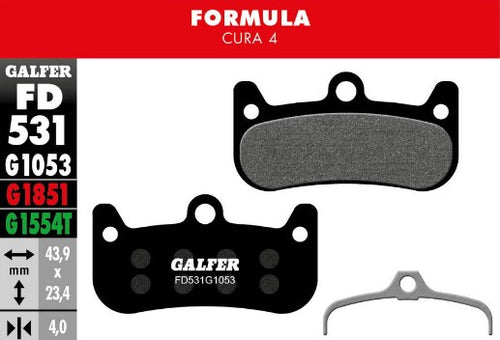 PASTILLAS GALFER  FORMULA CURA 4 STANDARD