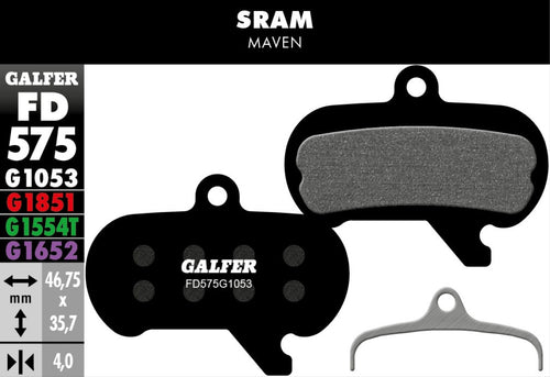 PASTILLAS GALFER SRAM MAVEN STANDARD