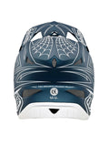 TROY LEE DESIGNS D3 FIBERLITE SPIDER STRIPE AZUL