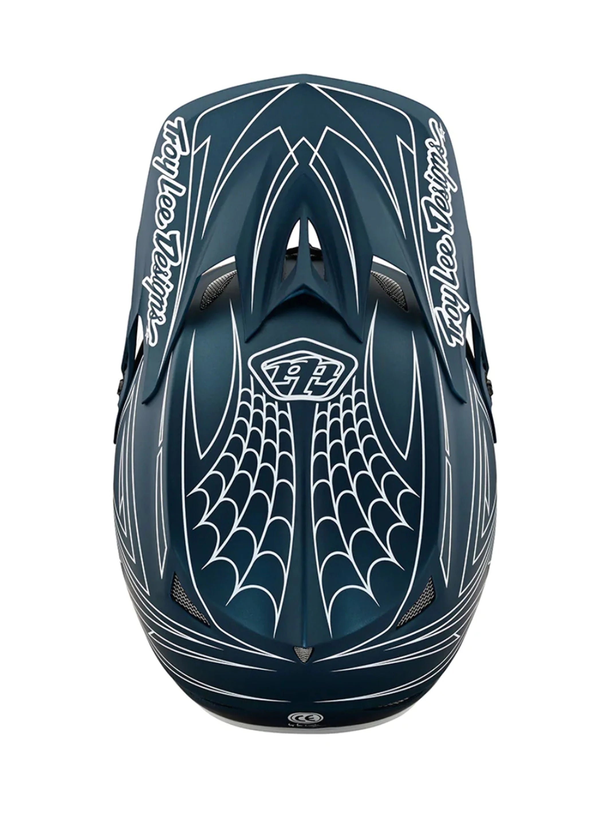 TROY LEE DESIGNS D3 FIBERLITE SPIDER STRIPE AZUL – Top Mountain