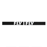 ANTIPARRA FLY RACING ZONE PRO GOGGLE BLACK WHITE W DARK SMOKE LENS W/POST