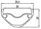 LLANTA ALEXRIMS MD30 SSE 27.5" 32H