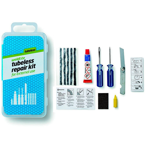 KIT DE REPARACIÓN WELDTITE TRIPAS PARA TUBELESS CON HERRAMIENTAS