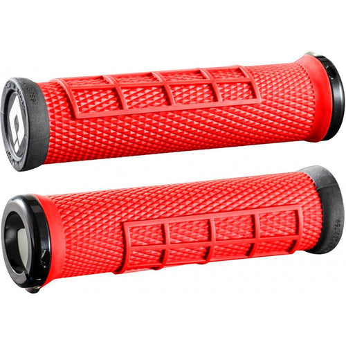 PUÑOS ODI PRO V2.1 LOCK ON GRAPHITE RED
