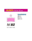 PASTILLAS LESS BRAKES BALANCED 652 SHIMANO XTR, XT, SLX