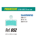 PASTILLAS LESS BRAKES PROGRESSIVE 652 | SHIMANO XTR, XT, SLX 2 PISTONES