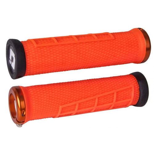 PUÑOS ODI PRO V2.1 LOCK ON GRAPHITE ORANGE