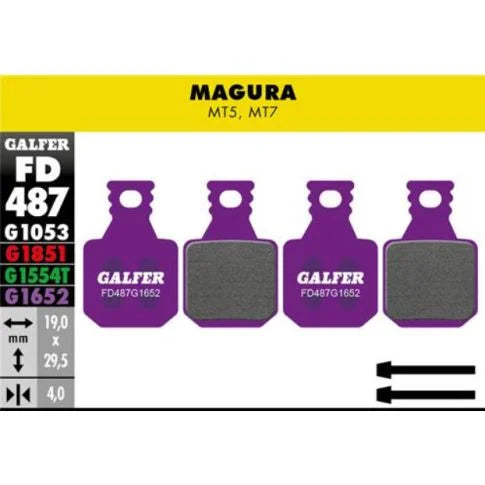 PASTILLAS GALFER MAGURA MT5 MT7 E-BIKE